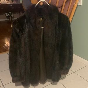 1970s Real mink fur coat